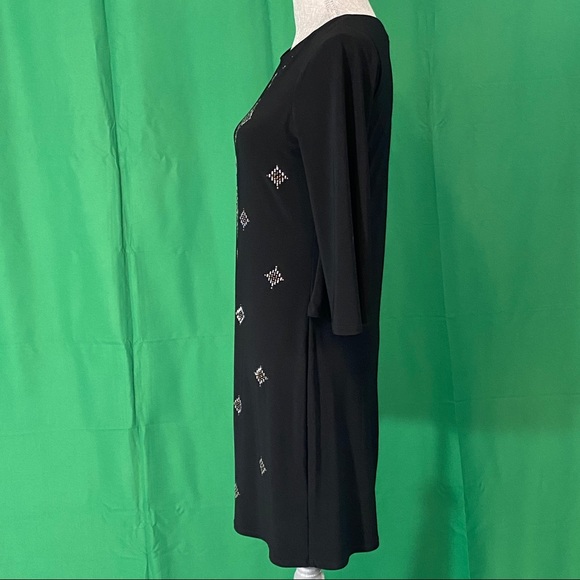 WHBM Embellished Knit Shift Dress - Picture 4 of 7